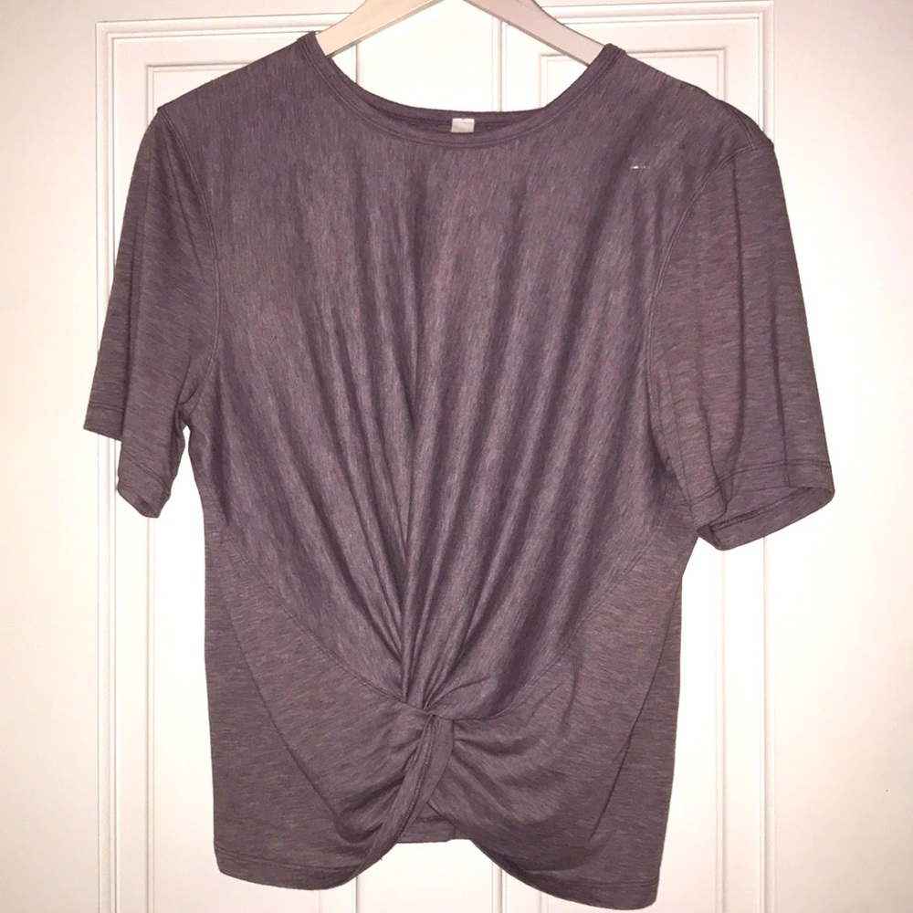 Purple Lululemon Crop Top
